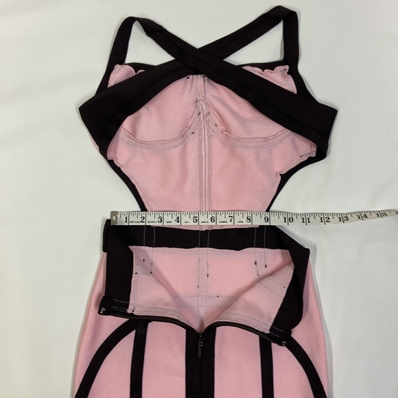 Bodycon Stretch Elasticity Bandage Backless cross ribbon, Sexy dress size XS - Picture 11 of 13